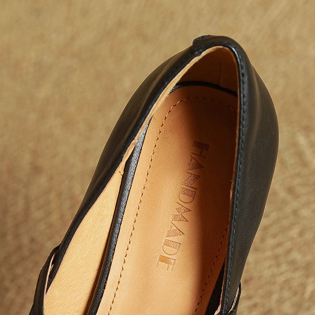 Women's Mary-Strap Leather Pumps
