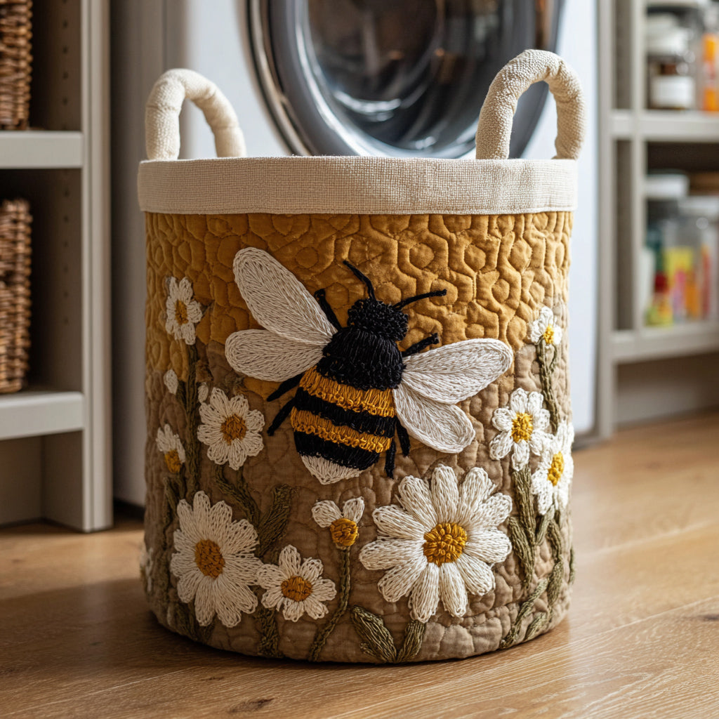 Meadowsong™ | Daisy Bee Laundry Basket