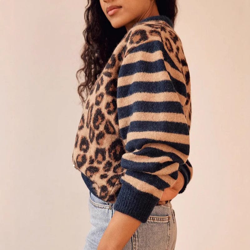 Tawndra™ | Leopard Print Cardigan