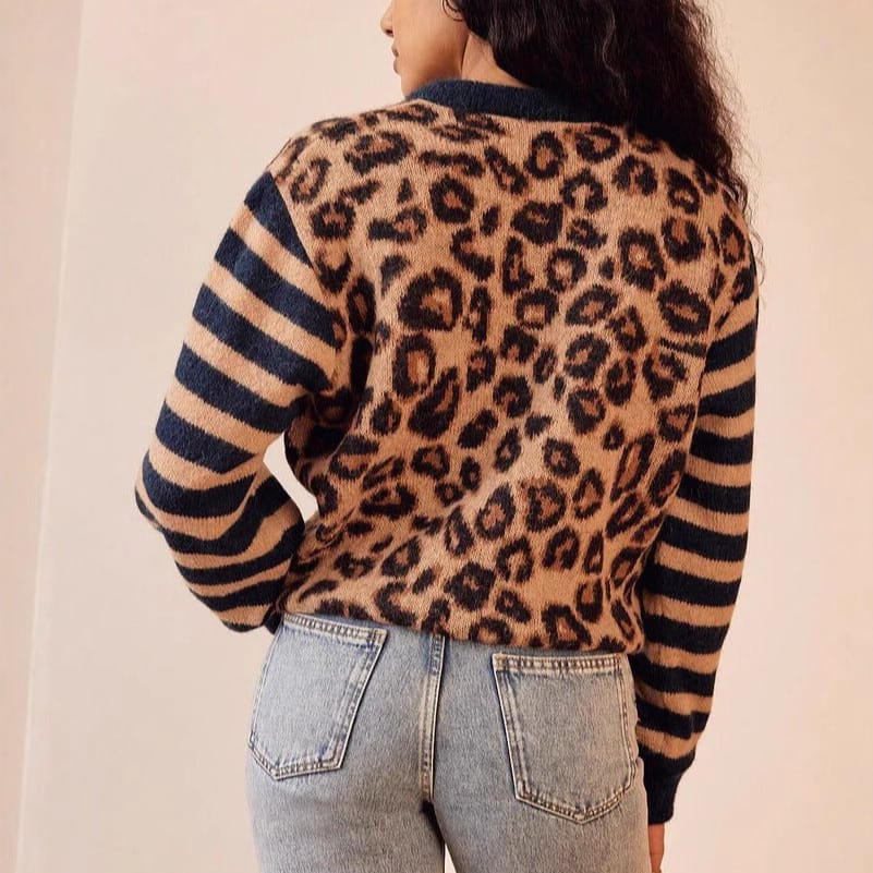 Tawndra™ | Leopard Print Cardigan