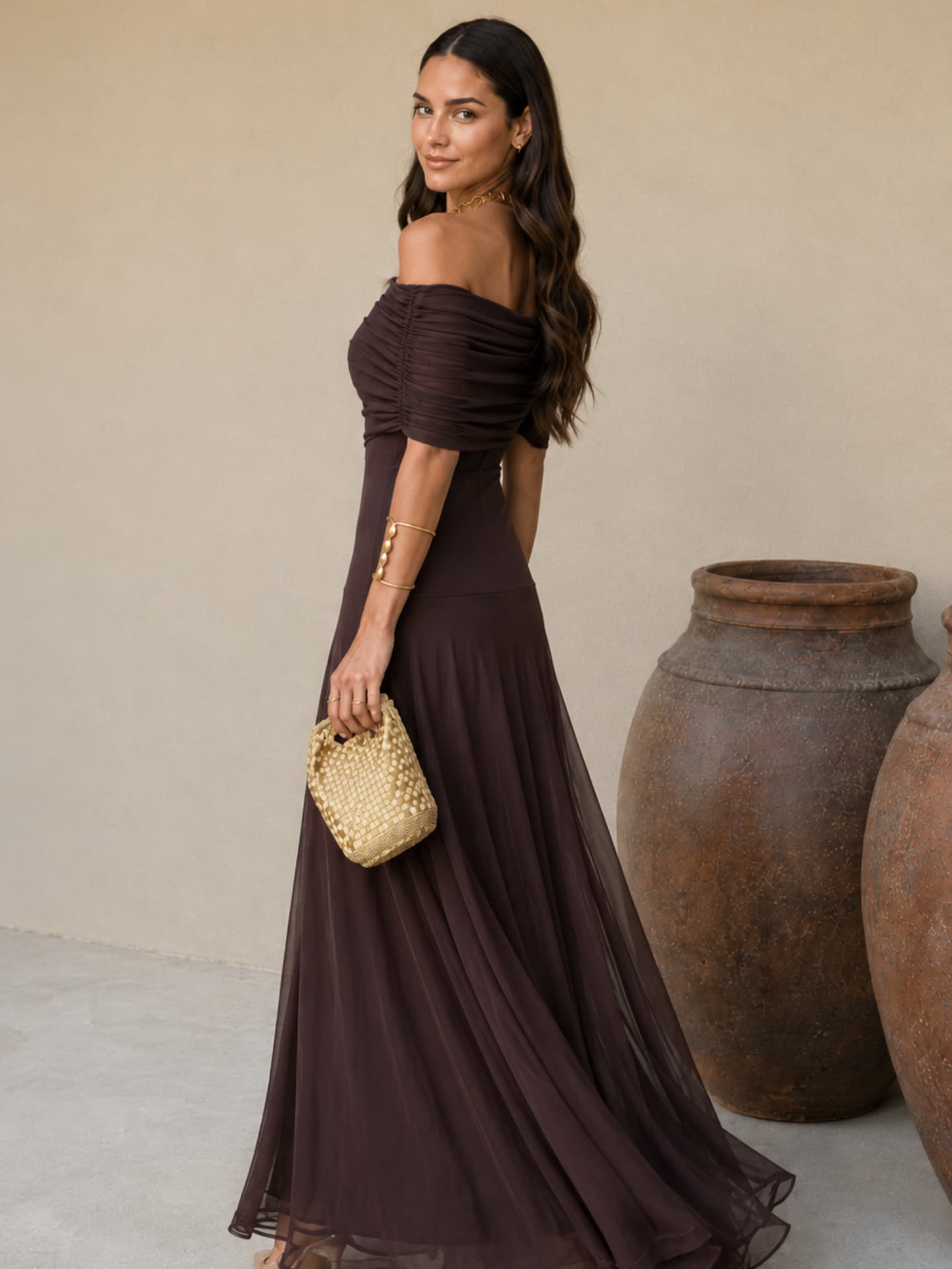 Solara™ | One-Shoulder Maxi Dress