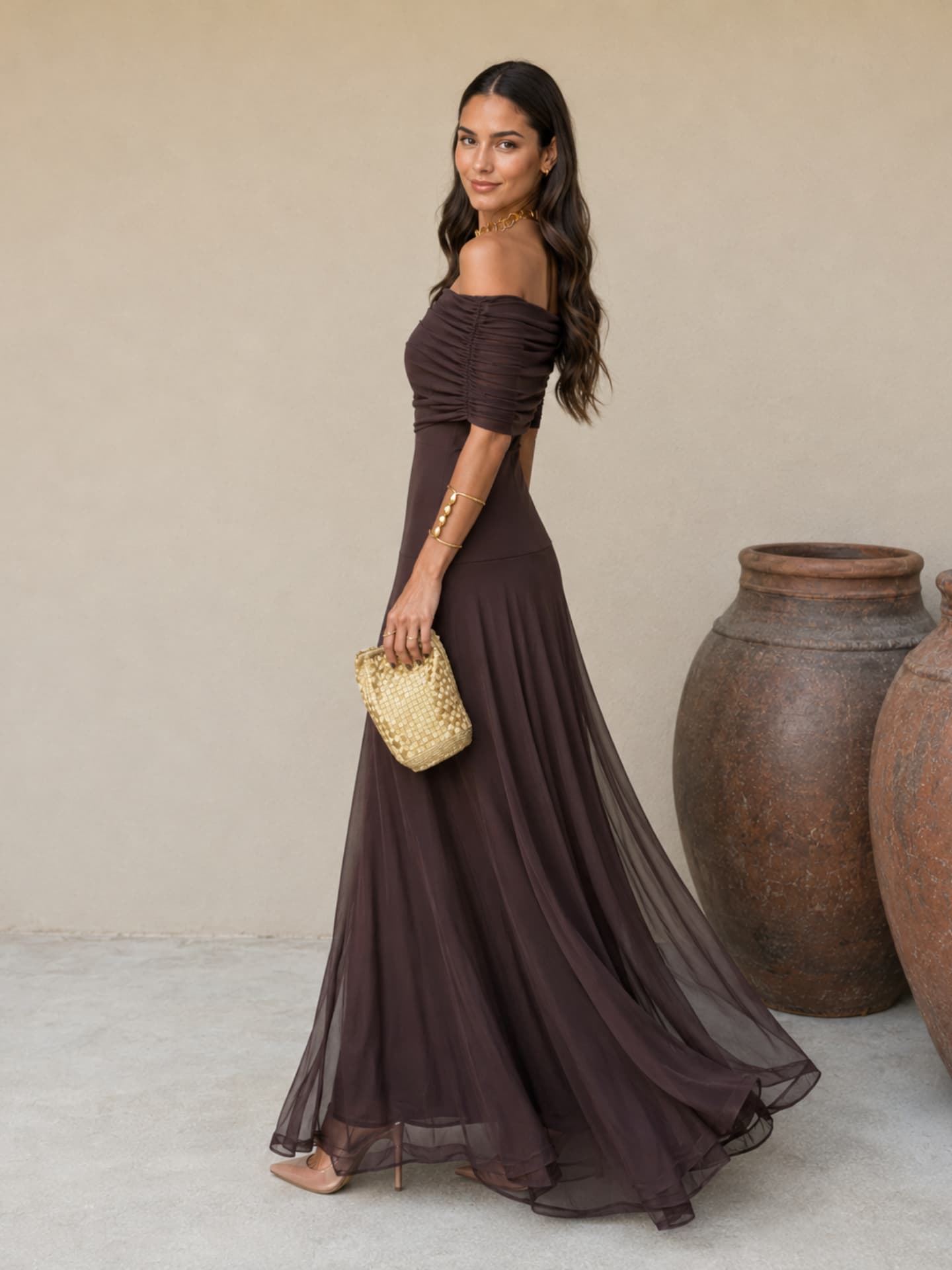 Solara™ | One-Shoulder Maxi Dress