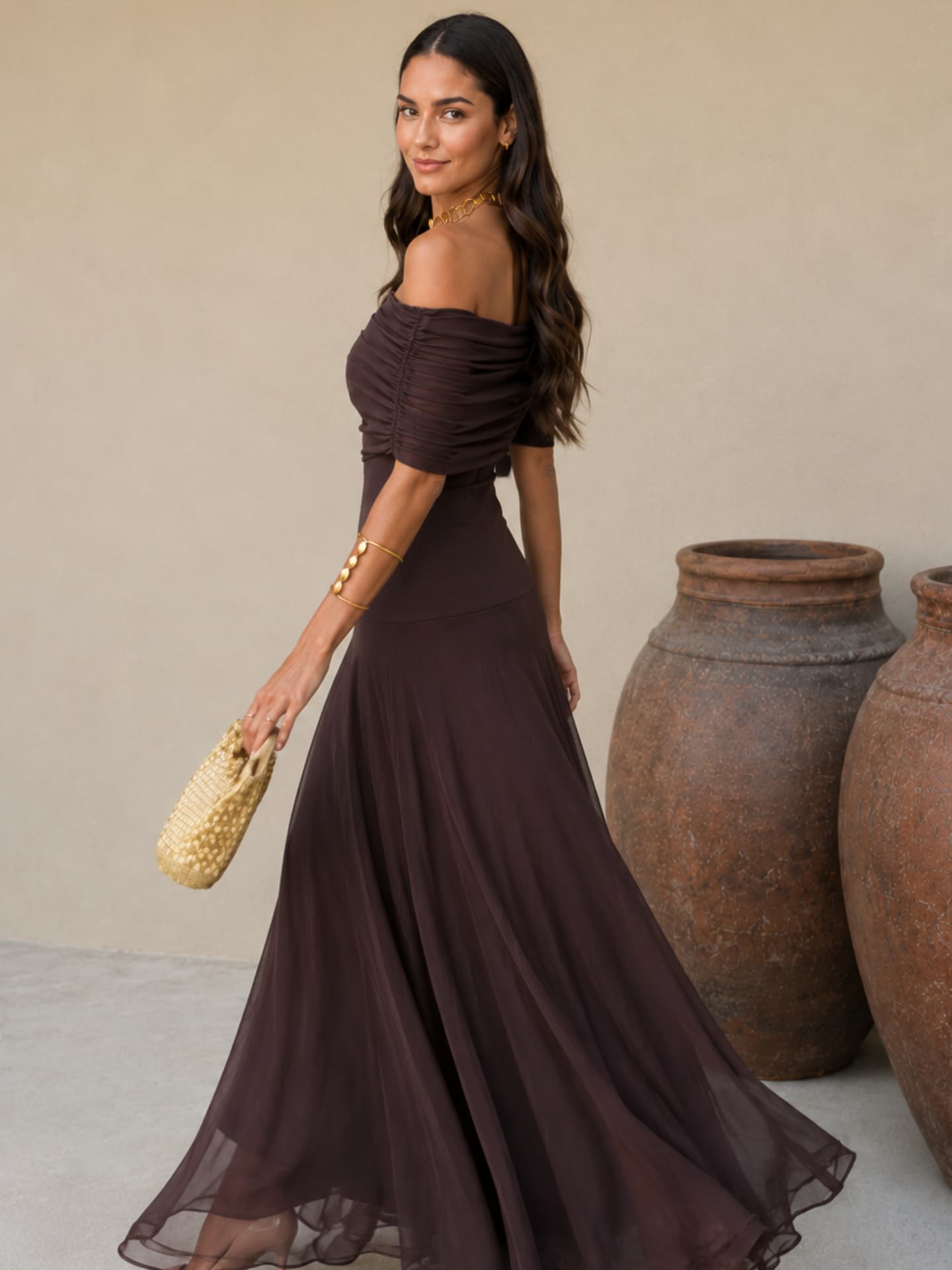 Solara™ | One-Shoulder Maxi Dress