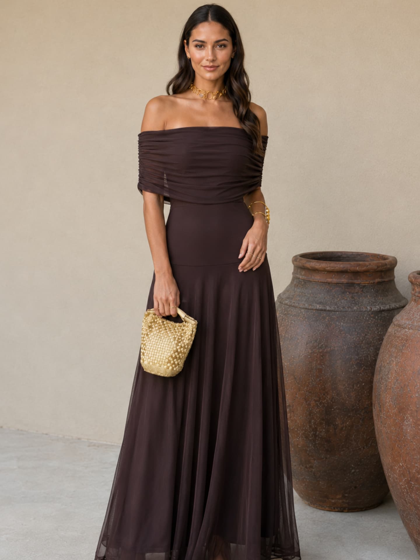 Solara™ | One-Shoulder Maxi Dress