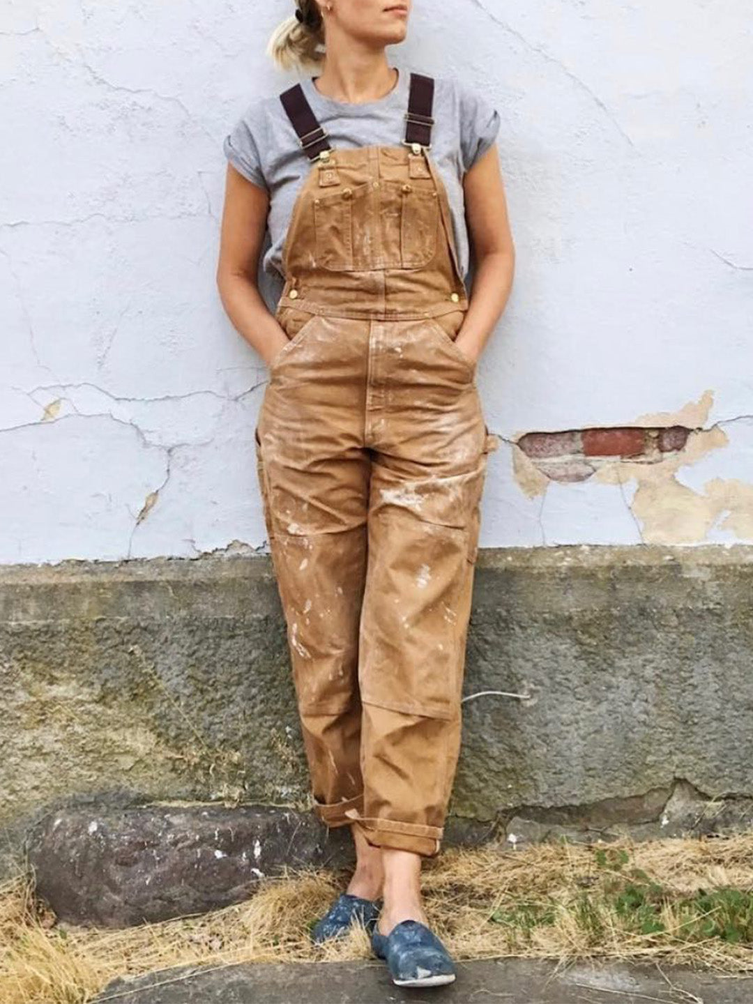 Edwina™ | Bib Overalls Workwear Dungarees