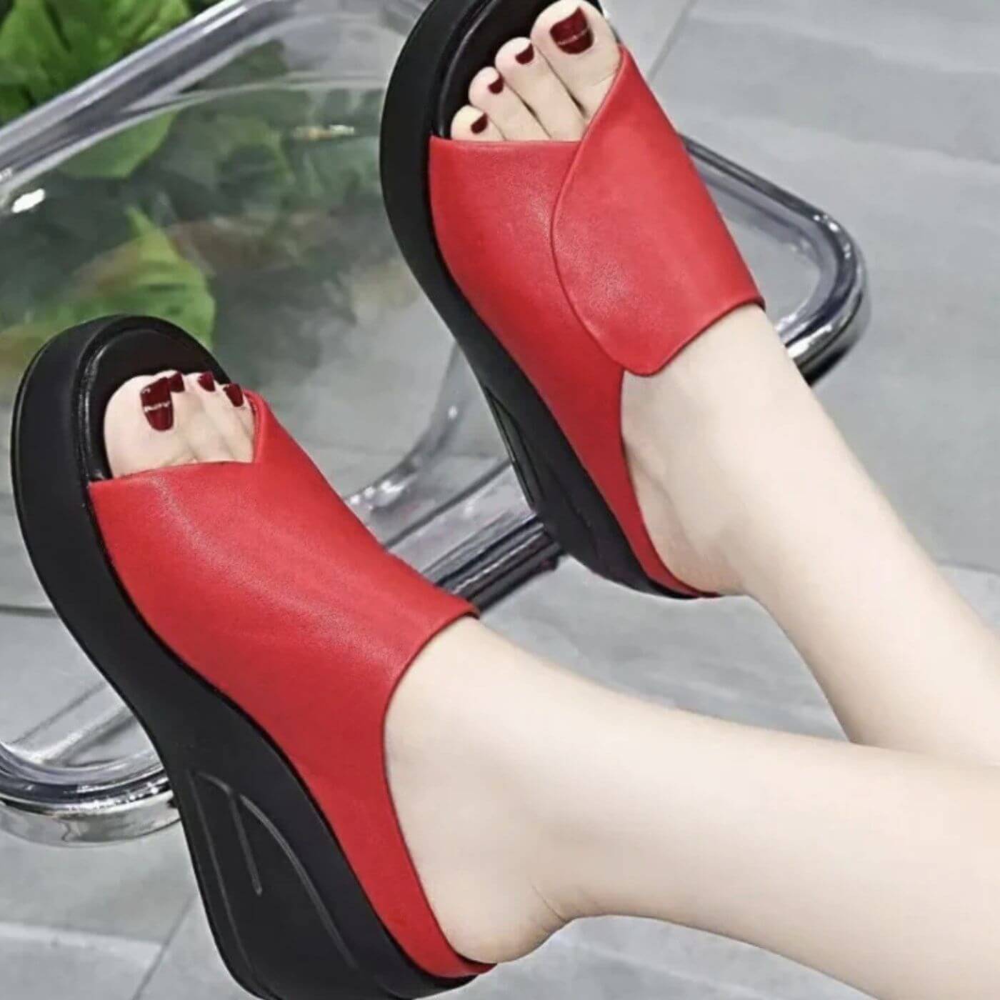 Verena™ | Orthopedic Slip-On Wedge Sandals