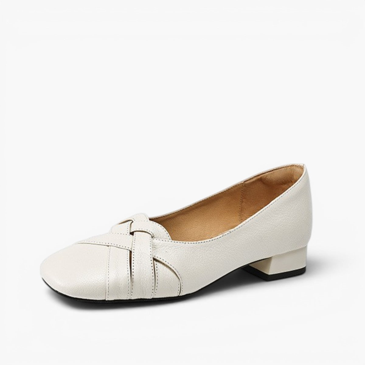 Women's Woven Leather Flats