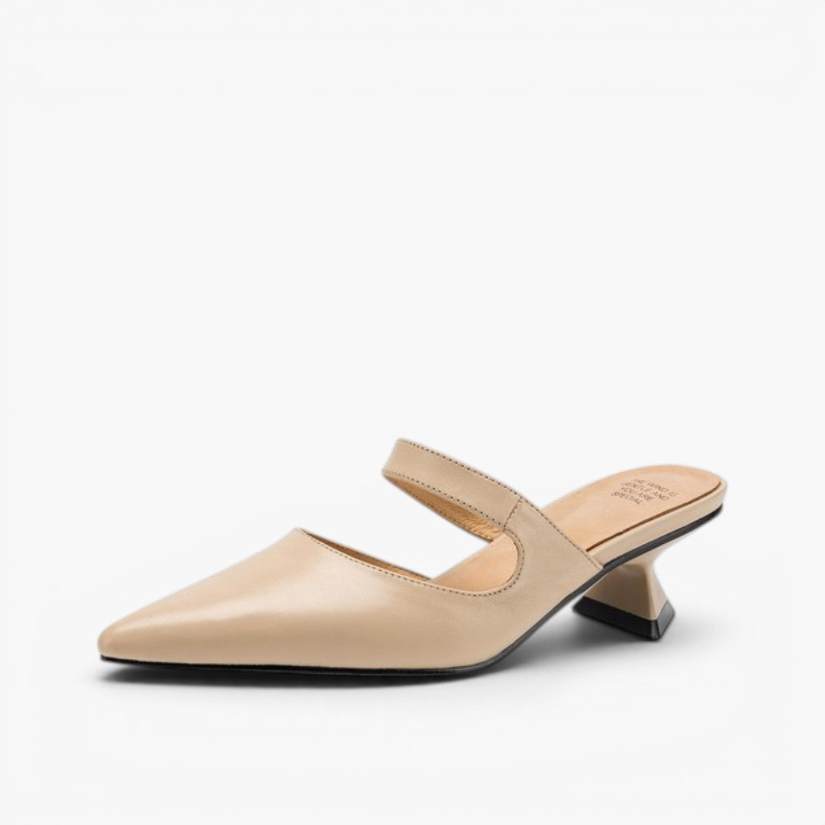 Women's Strap Leather Mules