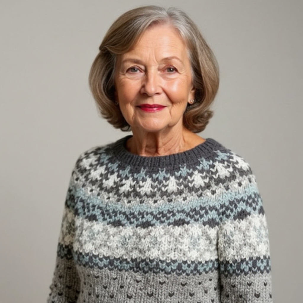 Kesteva™ | Fair Isle Yoke Sweater