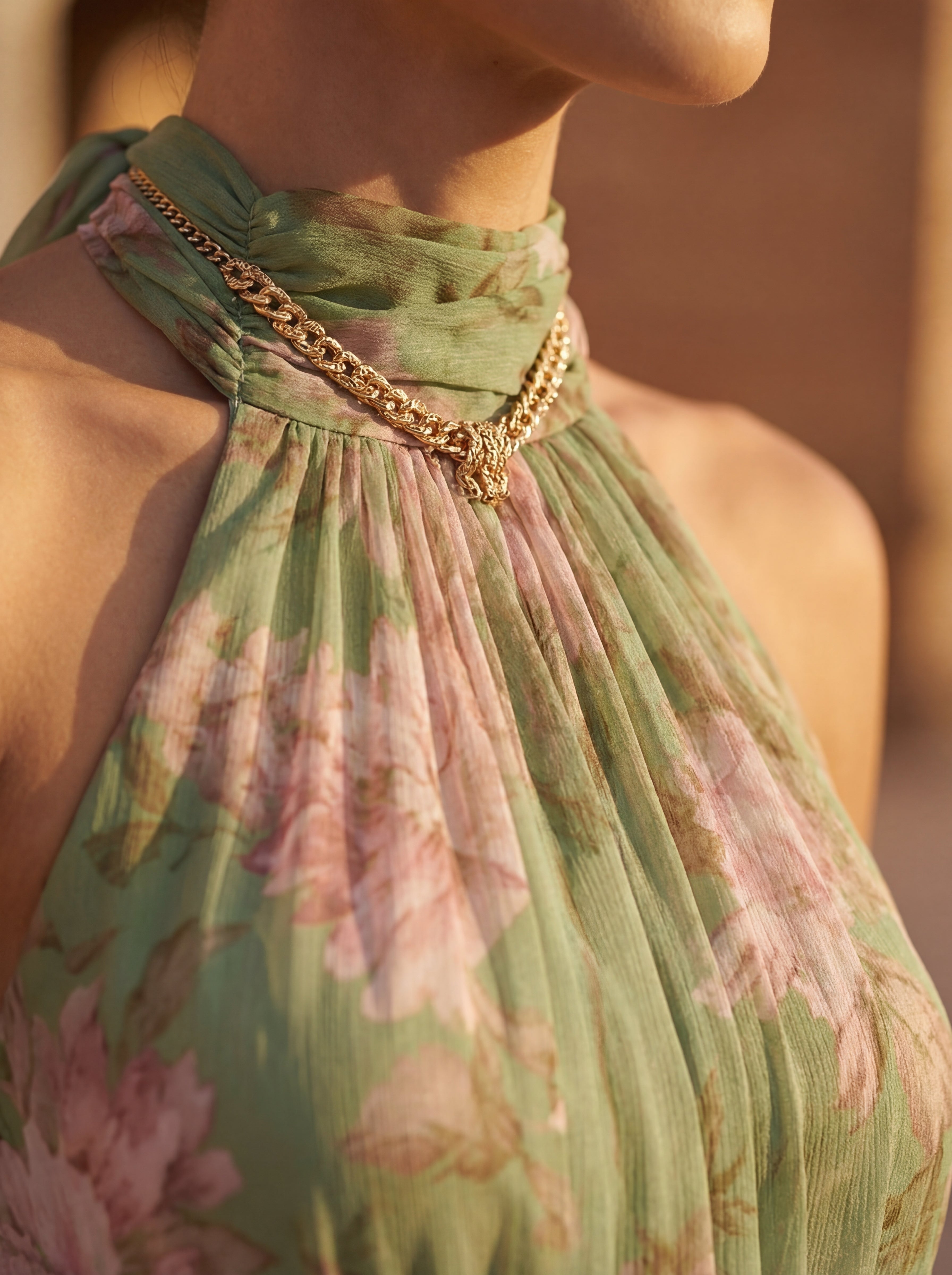 Melisande™ | Elegant Halter Maxi Dress