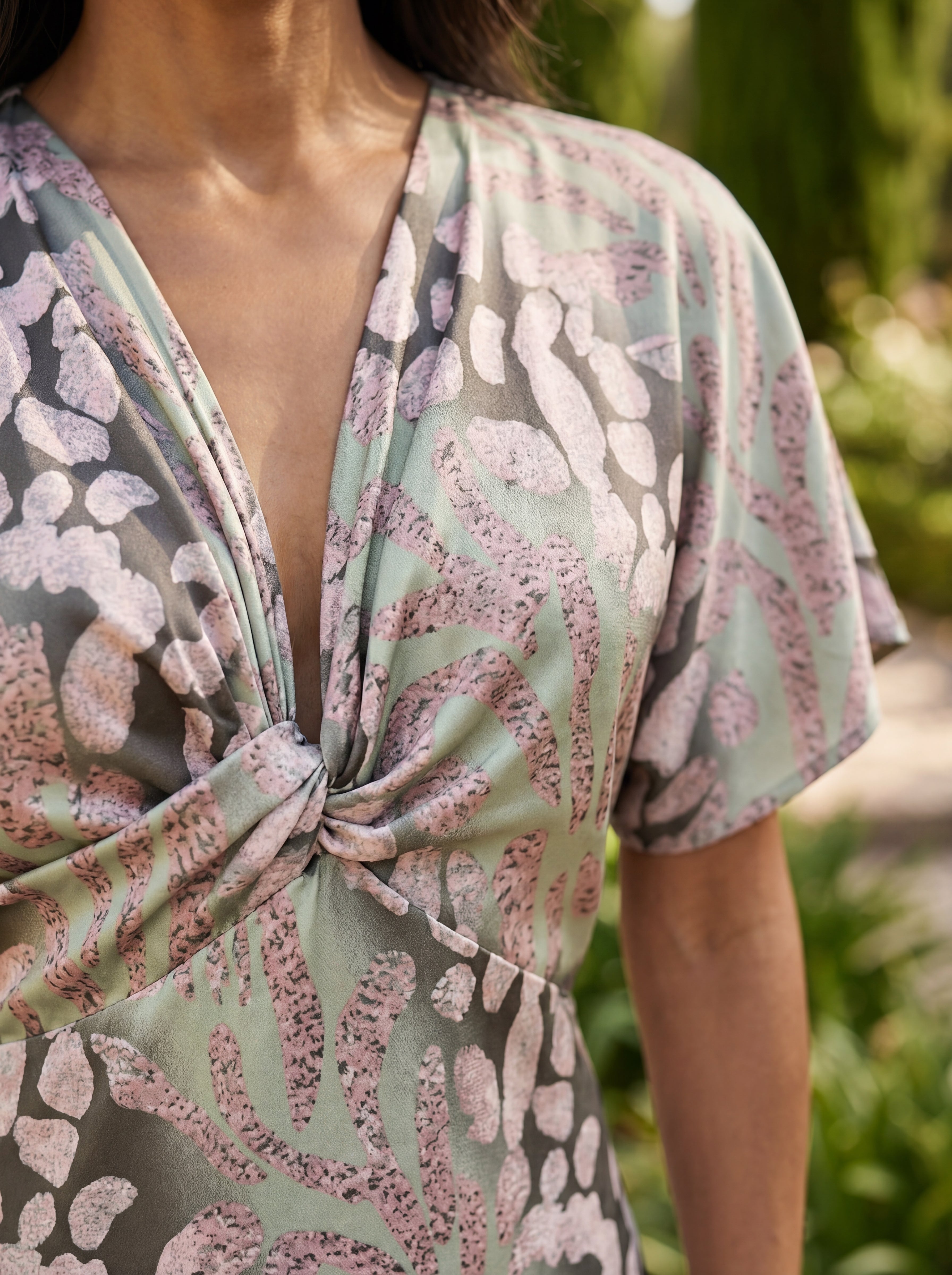 Kivara™ | Arrayán Print Midi Dress