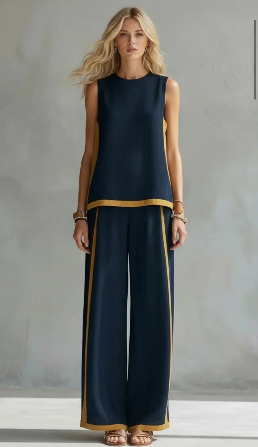 Ursula™ | Two-Tone Vest & Trouser Set