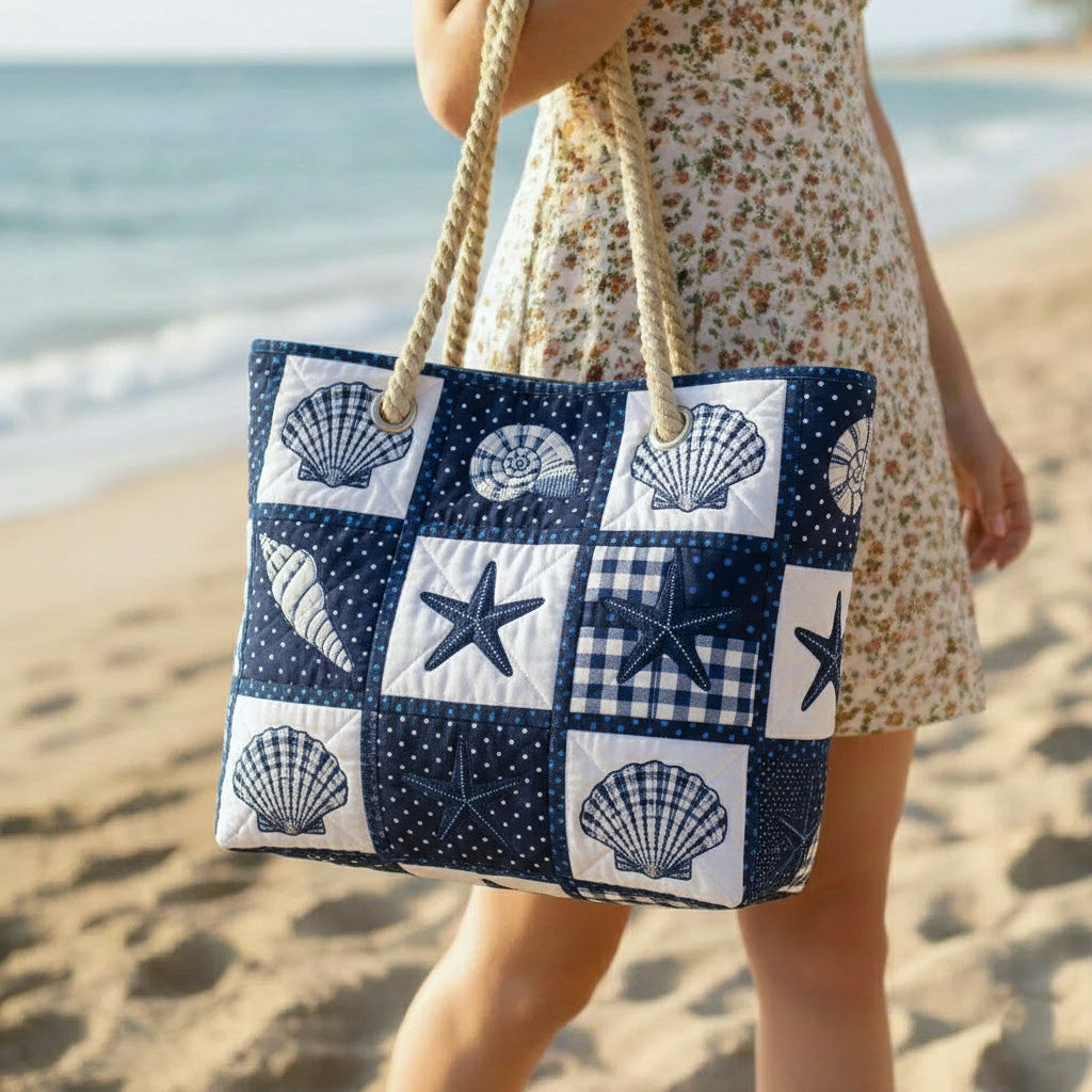 Ondina™ | Quilted Beach Tote Bag