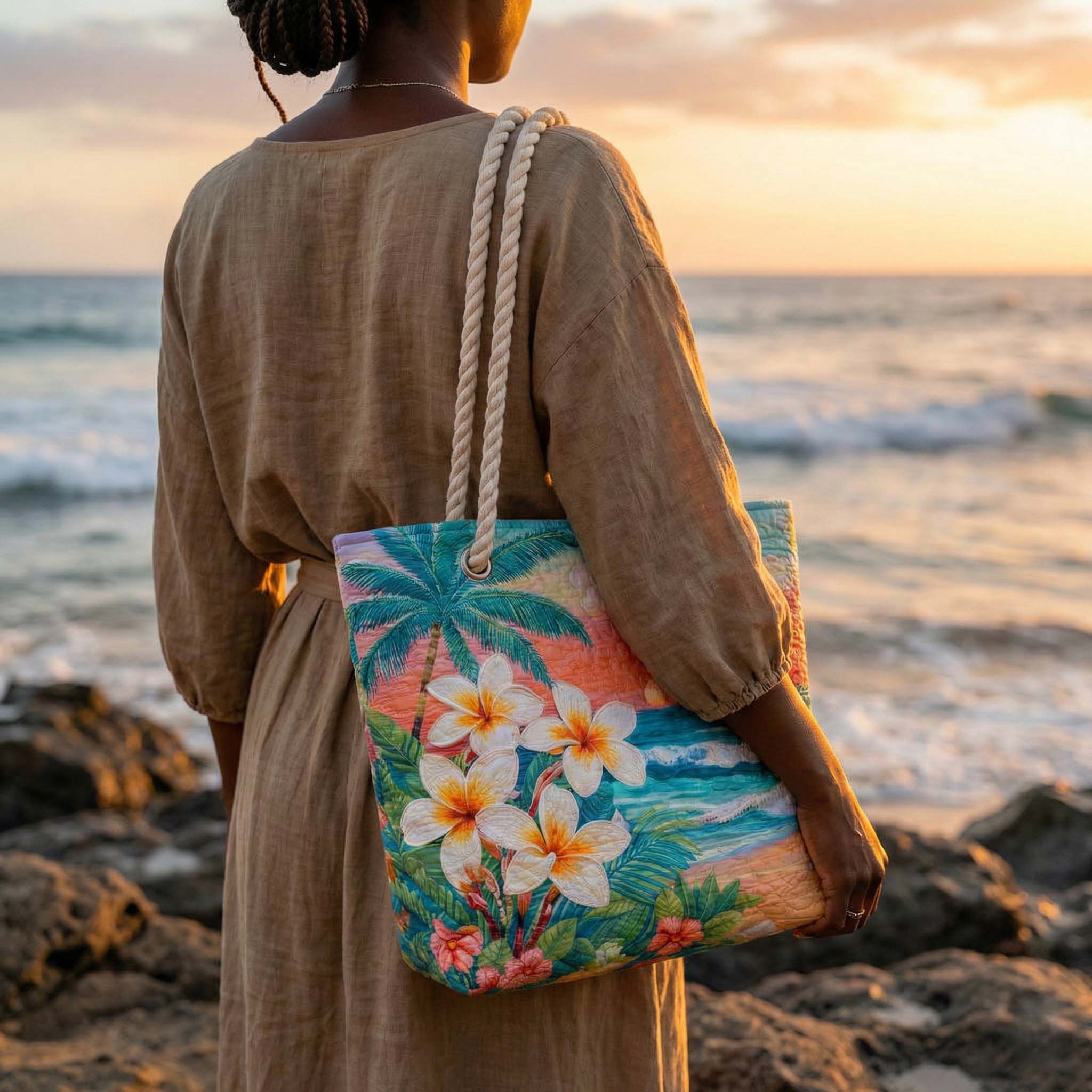 Josephine™ | Quilted Beach Tote Bag