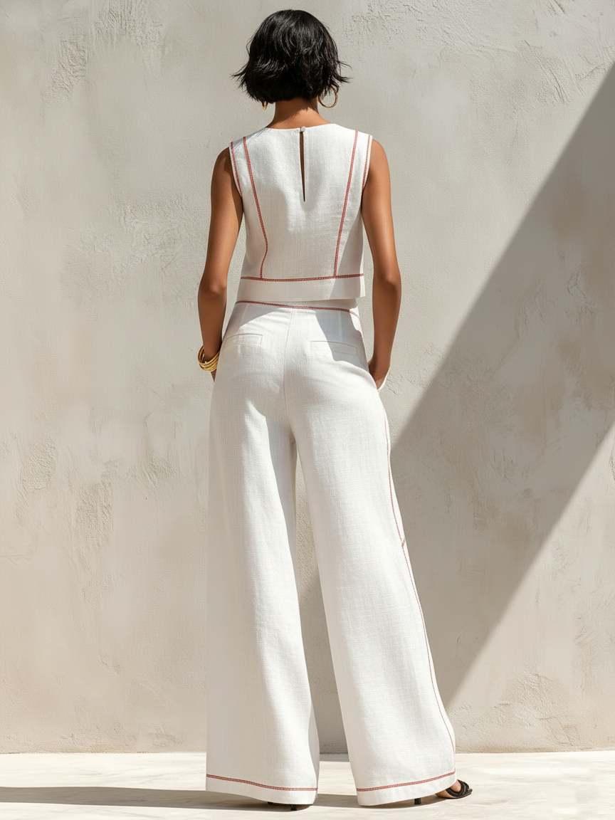 Anselma™ | Contrast Stitch Matching Set
