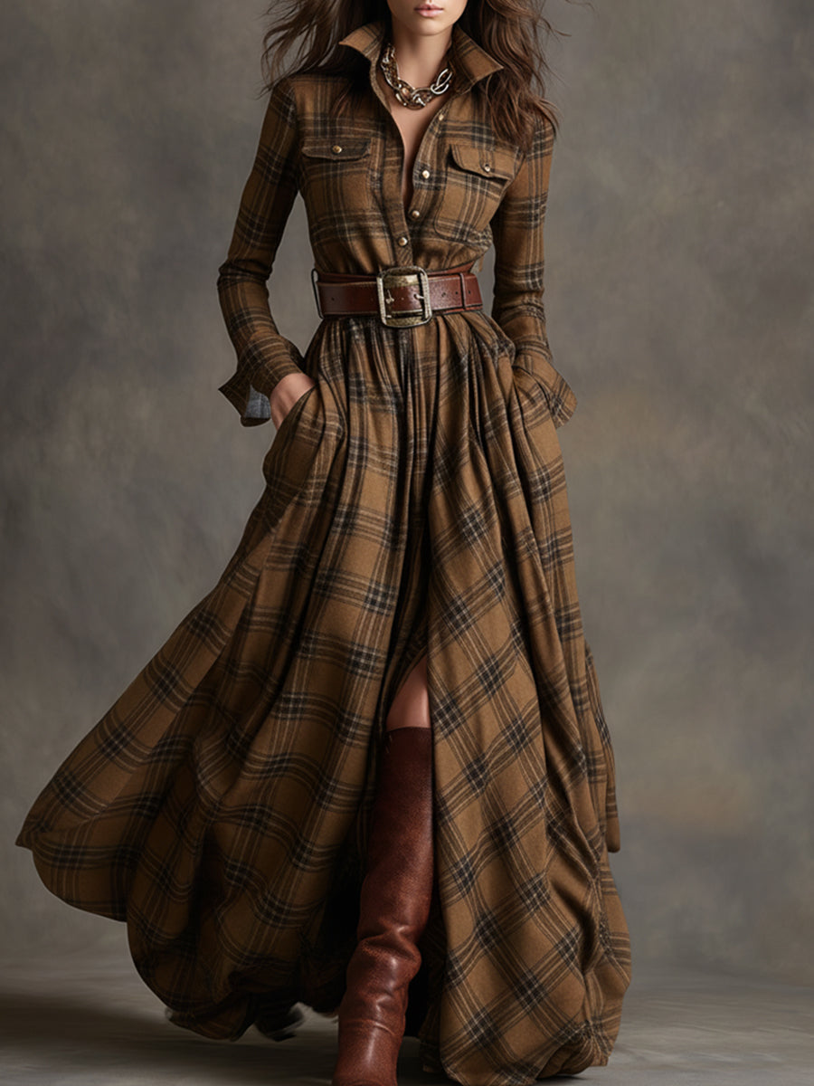 Delphine™ | Classic Elegant Shirt Dress