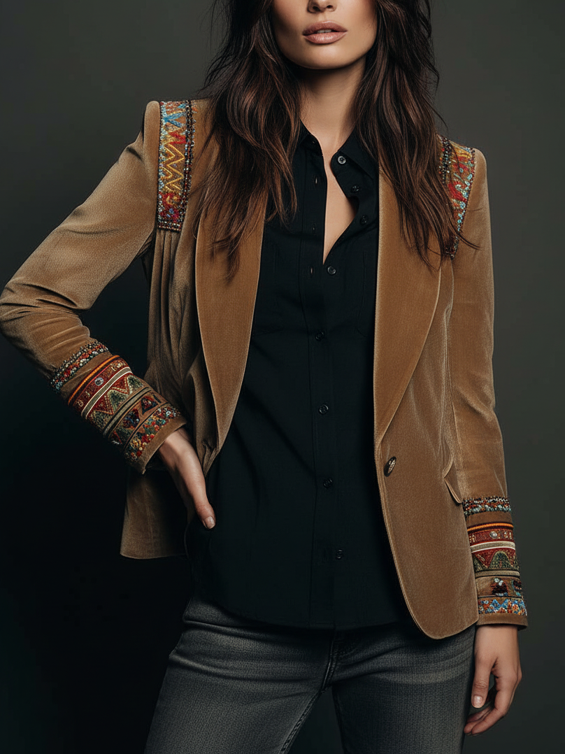 Kelloway™ | Bohemian Embroidered Blazer