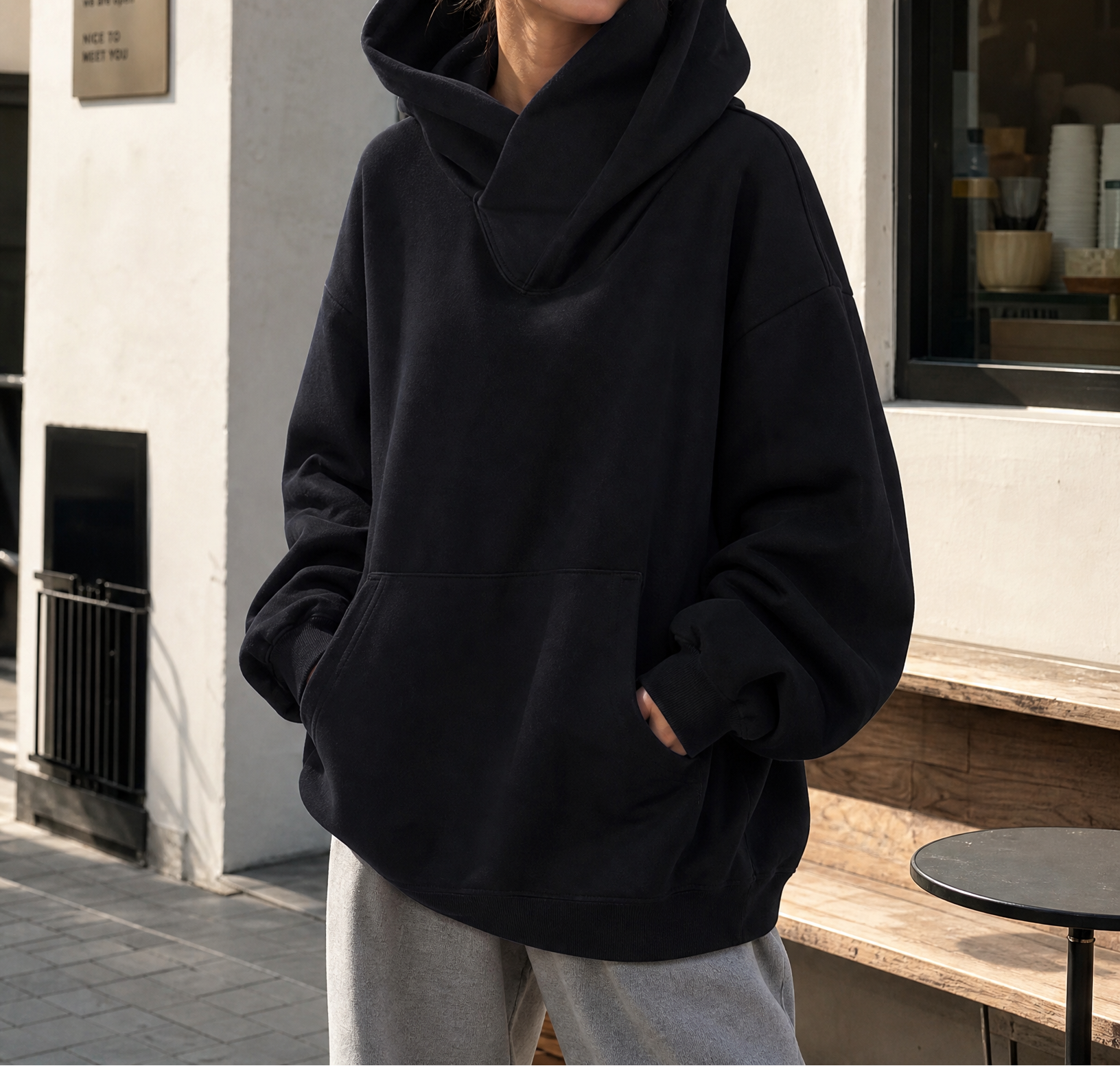 Fiona | Oversized Hooded Sweatshirt