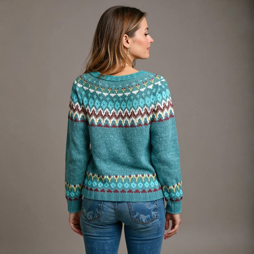 Tovelle™ | Icelandic Fair Isle Sweater