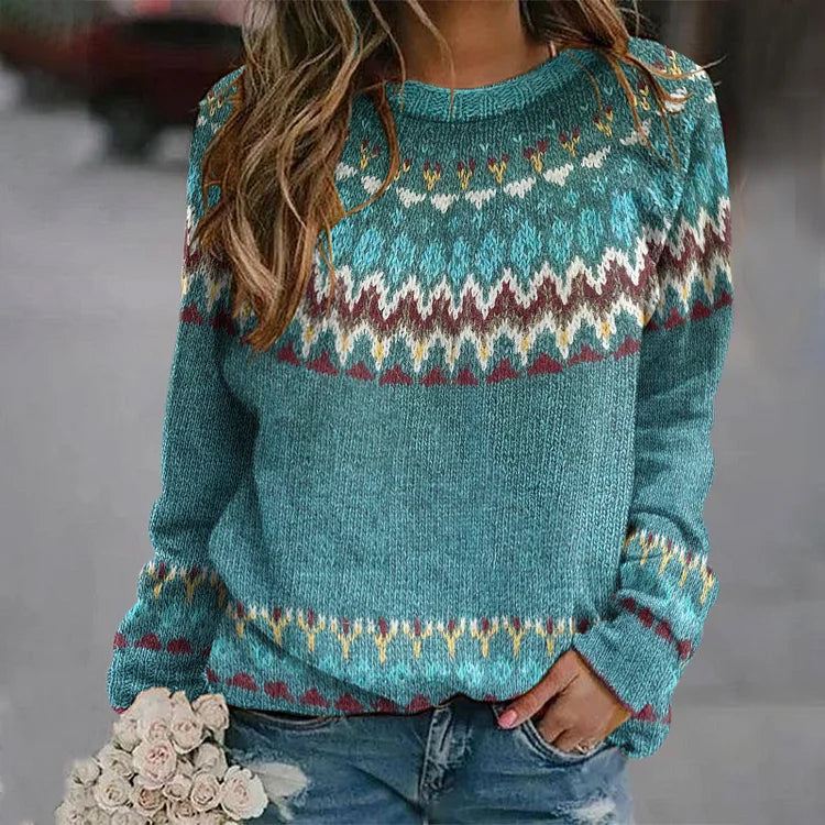 Tovelle™ | Icelandic Fair Isle Sweater
