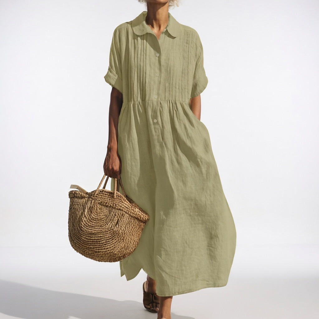 Tremaine™ | Flowy Shirt Dress
