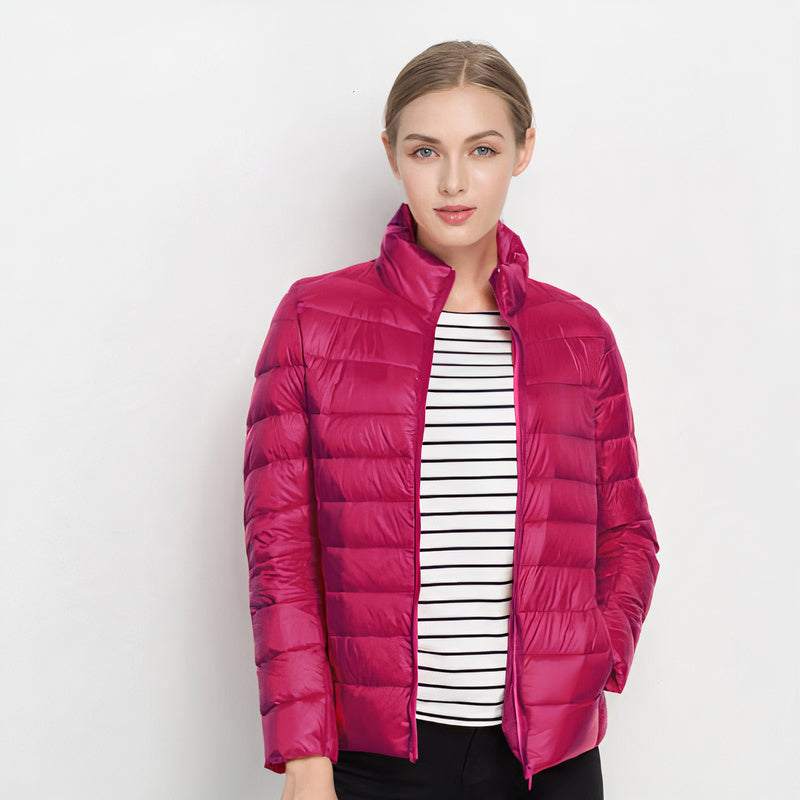 Elsie | Women's Lightweight Quilted Stand-Collar Jacket