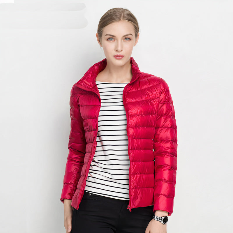 Elsie | Women's Lightweight Quilted Stand-Collar Jacket