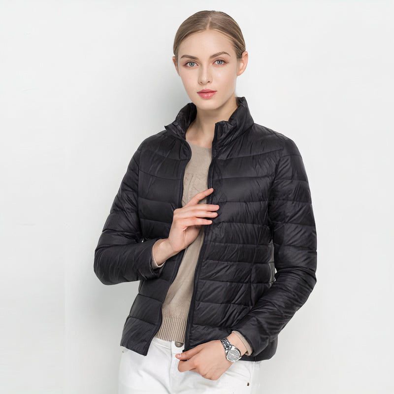 Elsie | Women's Lightweight Quilted Stand-Collar Jacket