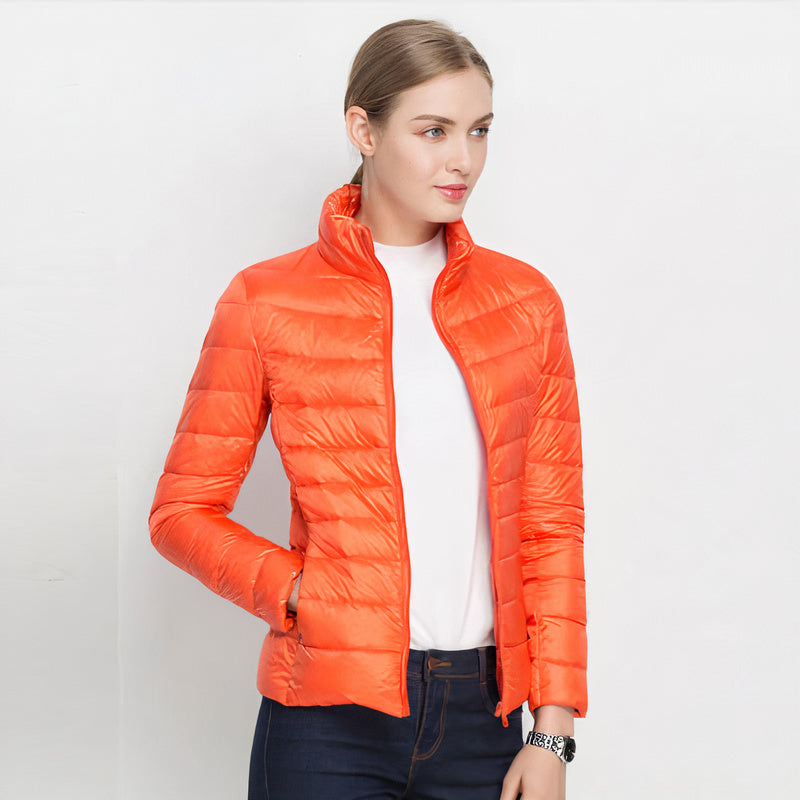 Elsie | Women's Lightweight Quilted Stand-Collar Jacket