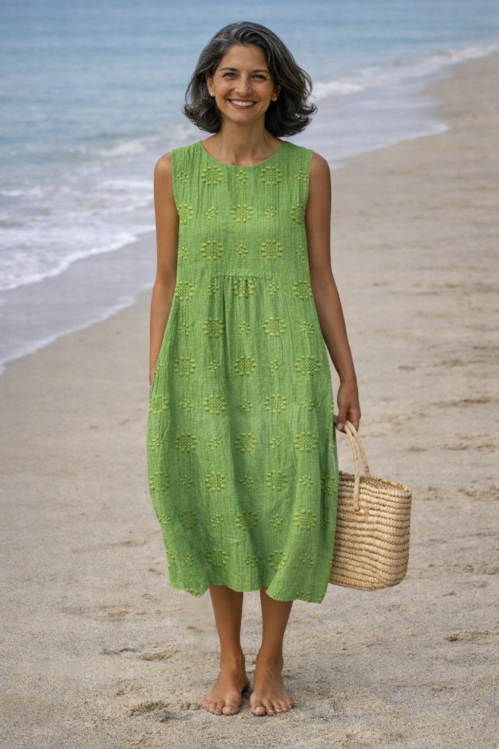 Dawnetta™ | Printed Midi Dress