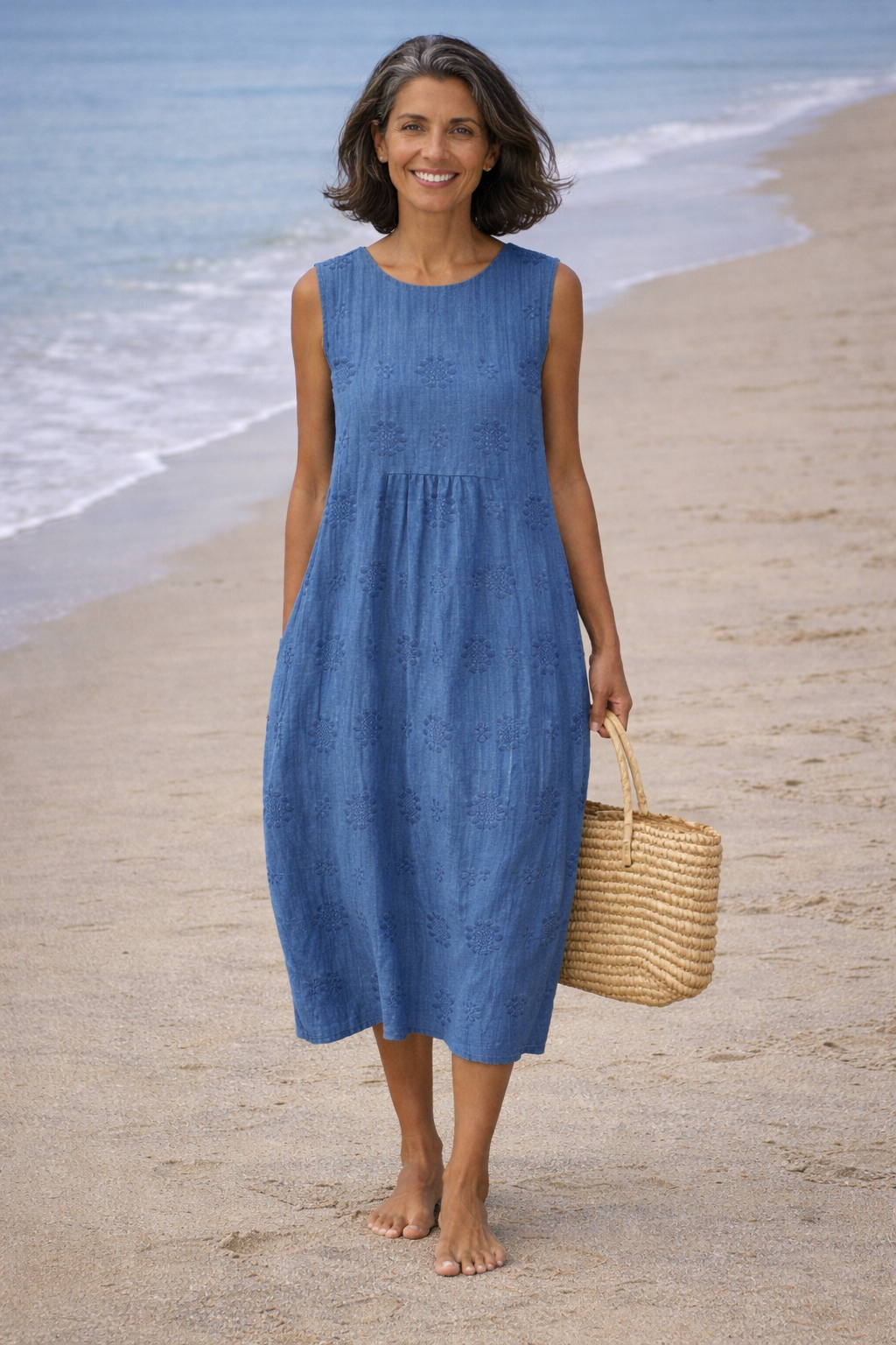 Dawnetta™ | Printed Midi Dress