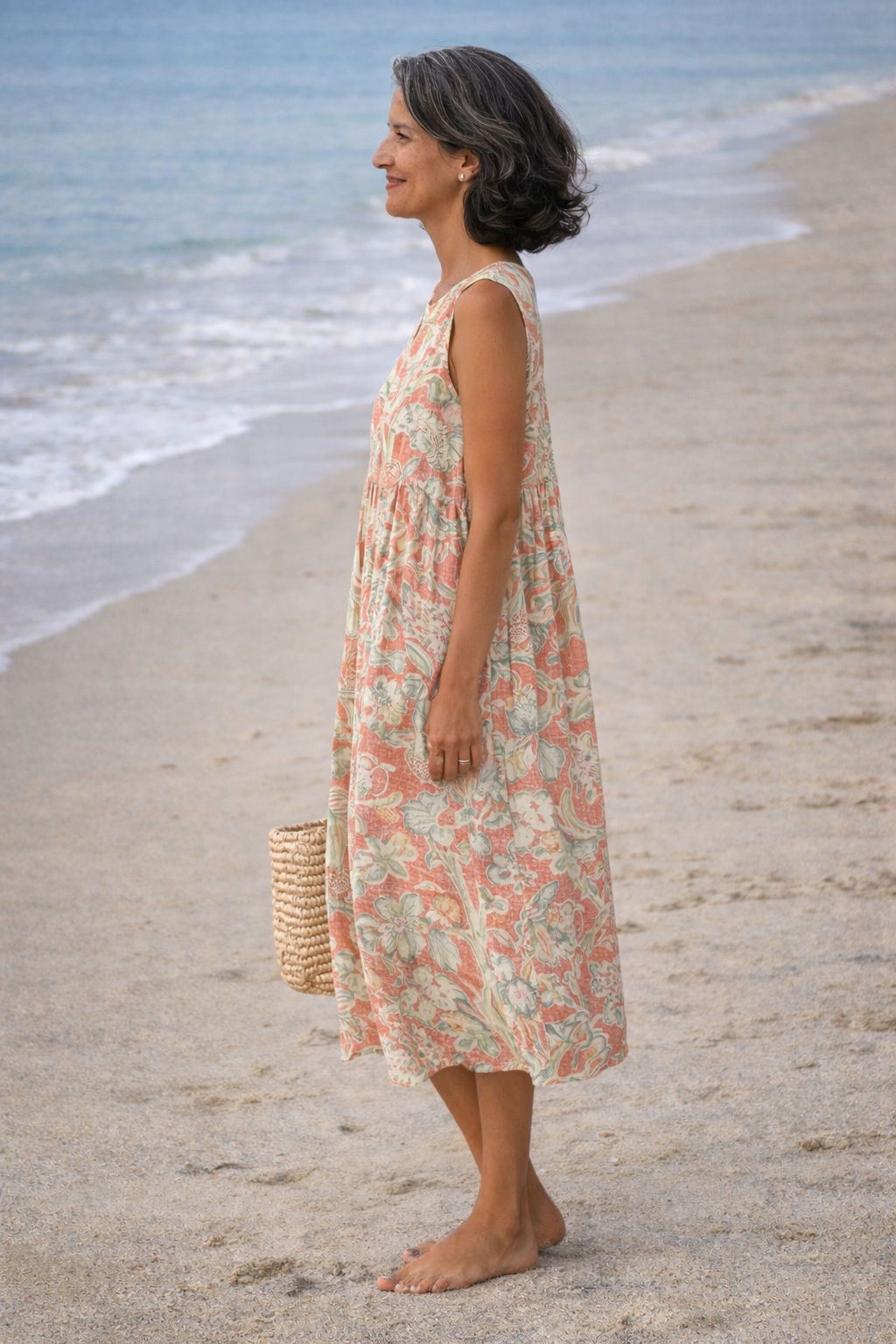 Lunette™ | Floral Midi Dress