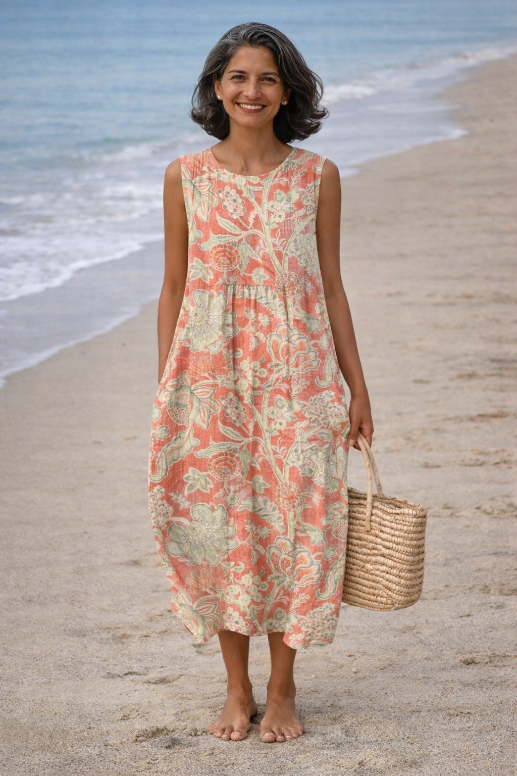 Lunette™ | Floral Midi Dress