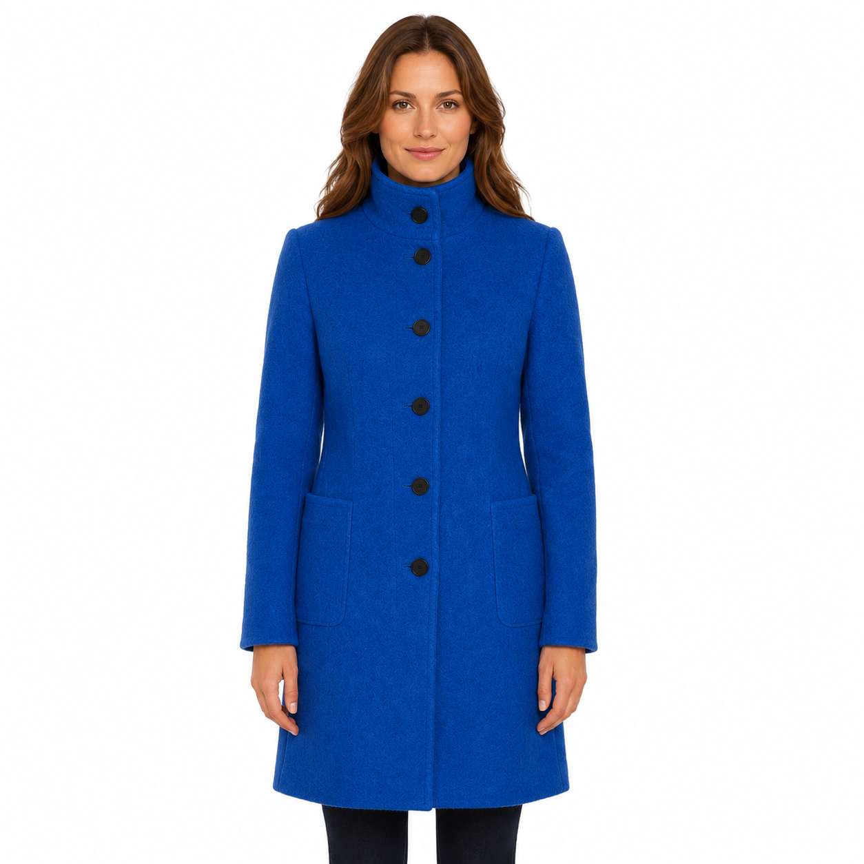 Seraphina™ | Warm, Elegant Coat with a Cosy High Collar