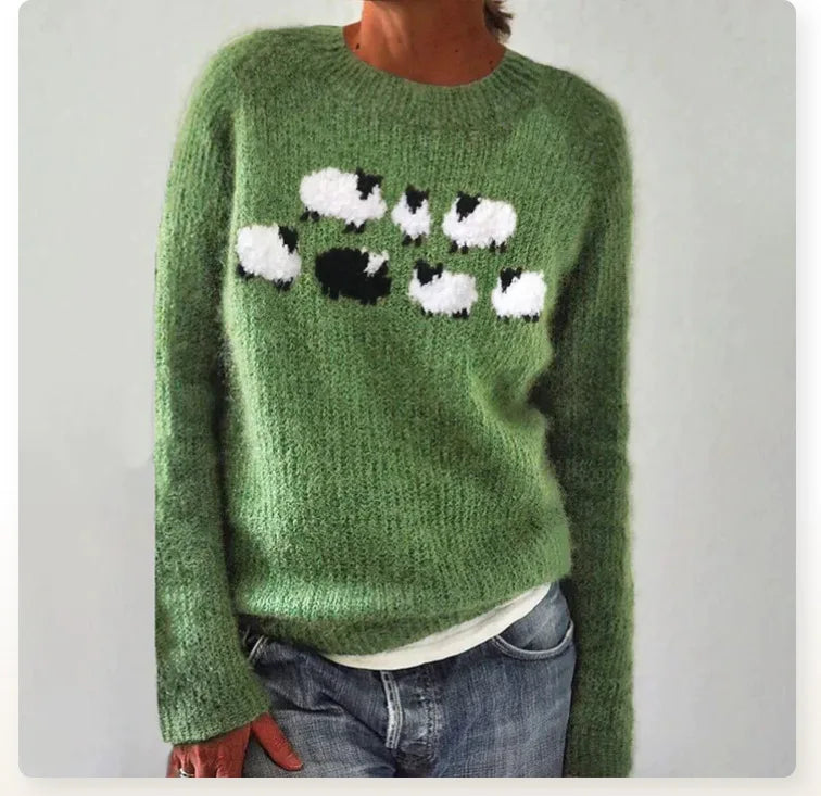 Tatiana™ | Retro Knitted Sweater