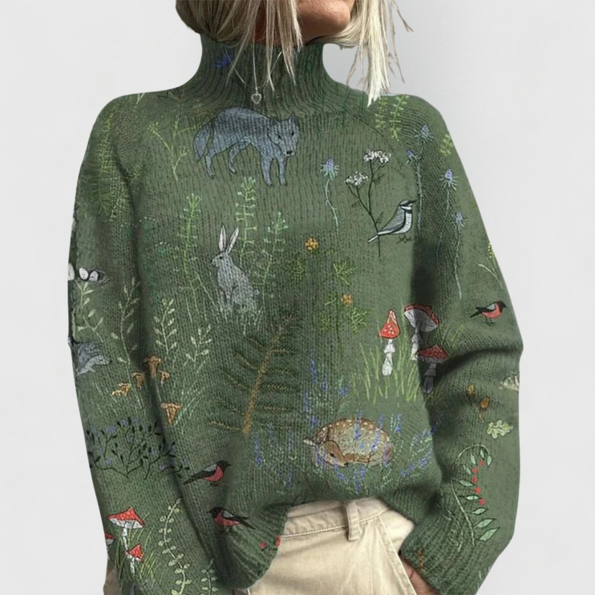 Elegant Roll Neck Jumper