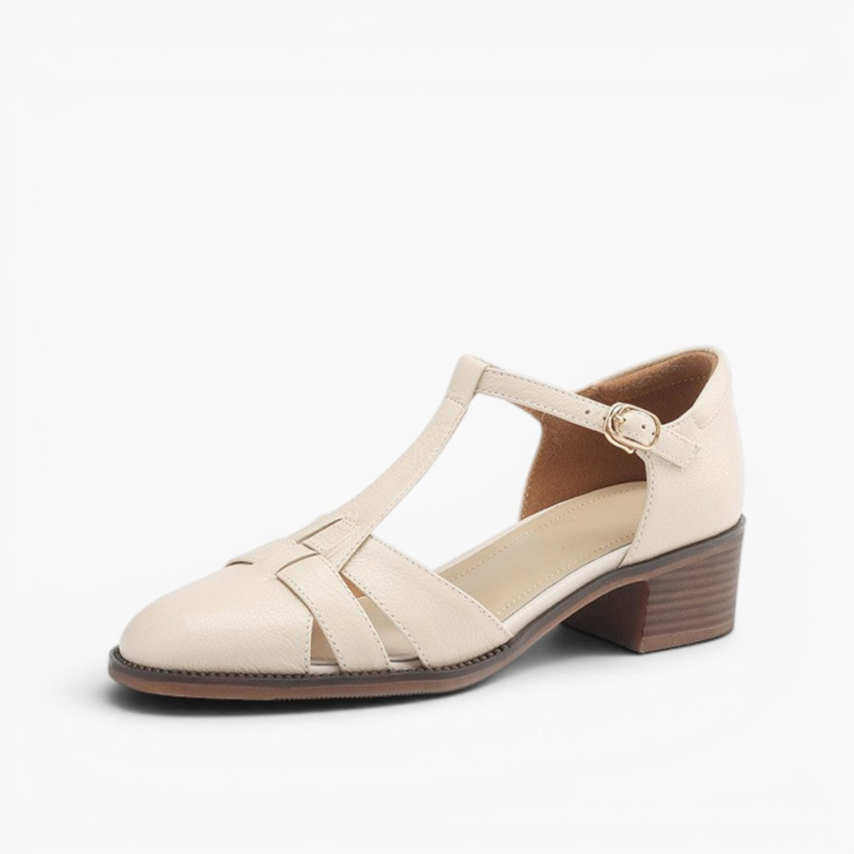 Women's Roman Leather Heels