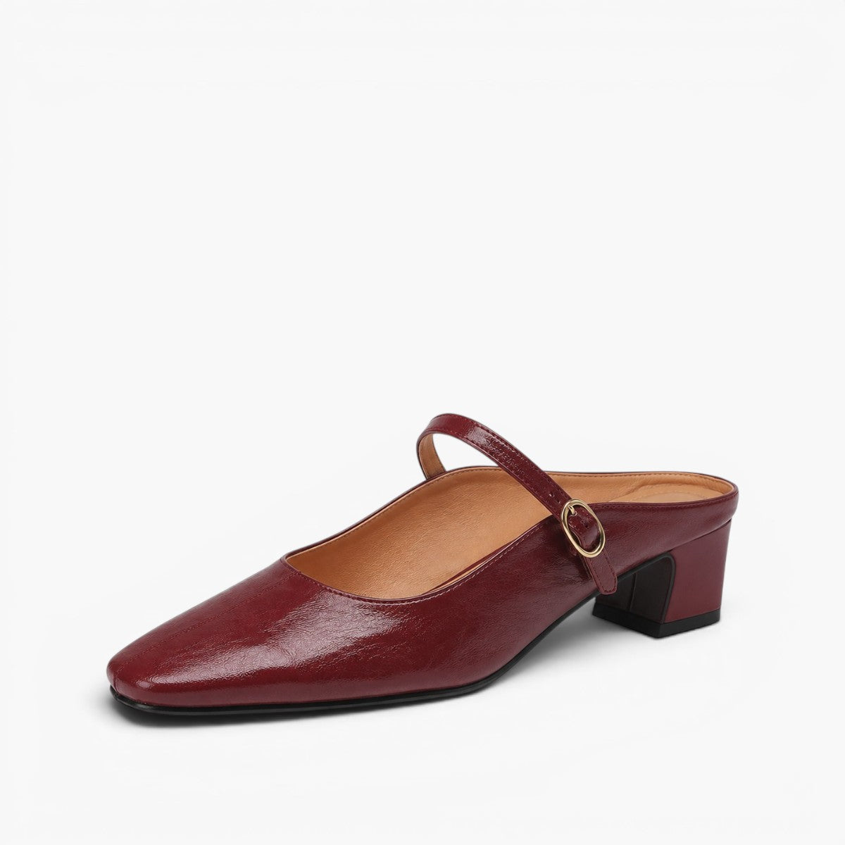 Women's Strap Leather Mules