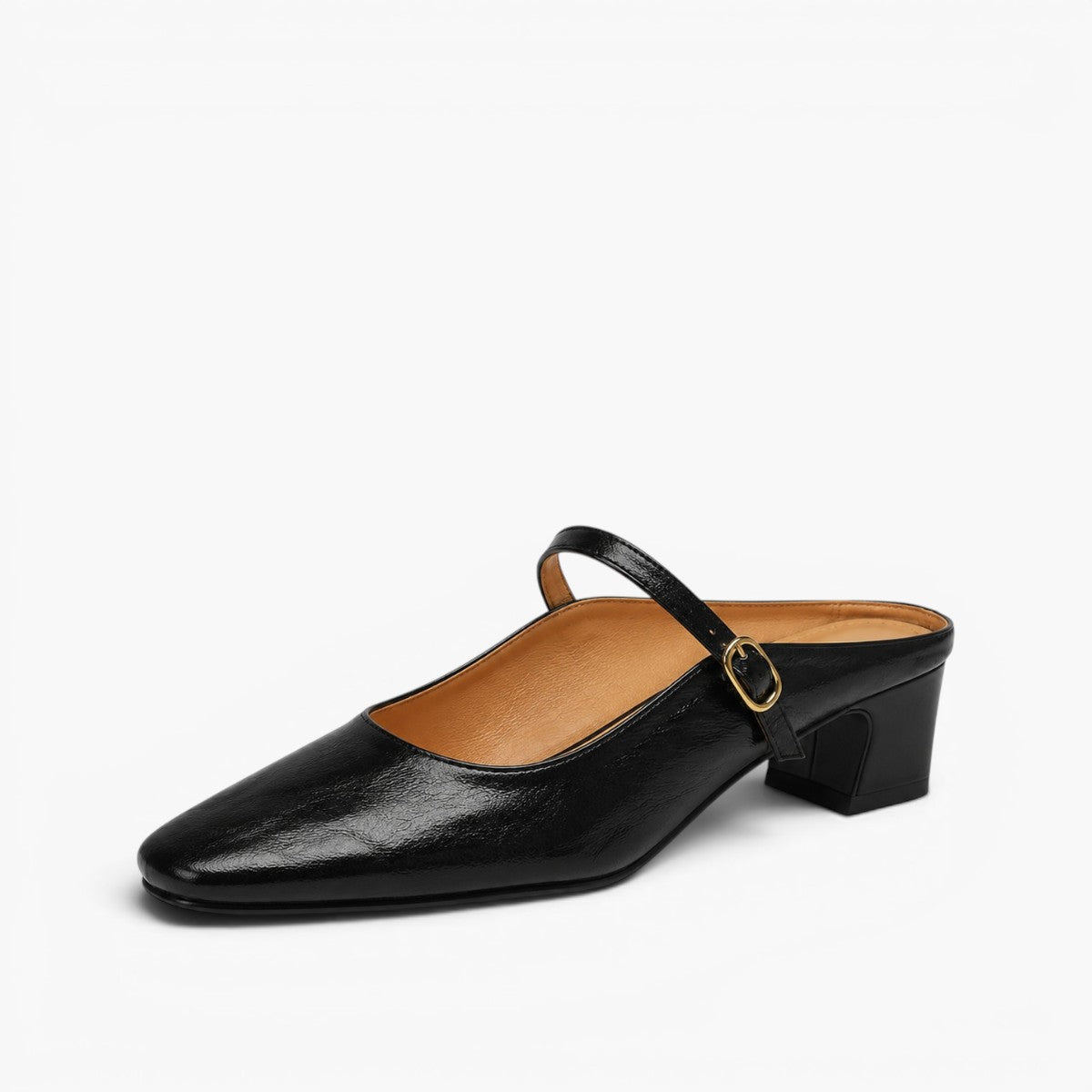 Women's Strap Leather Mules