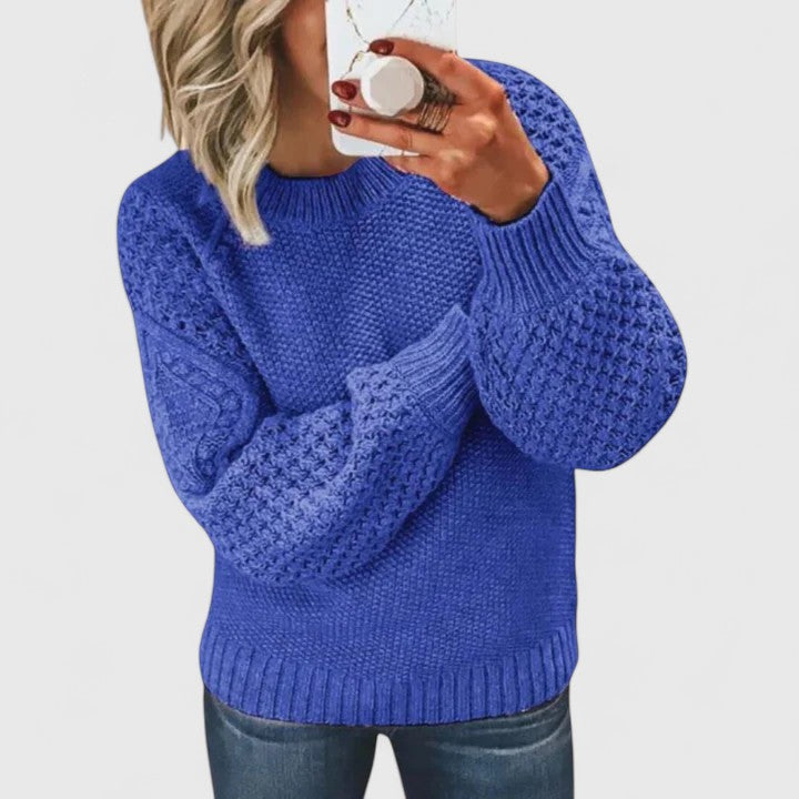 Dianne | Casual Crew Neck Winter Knit Sweater