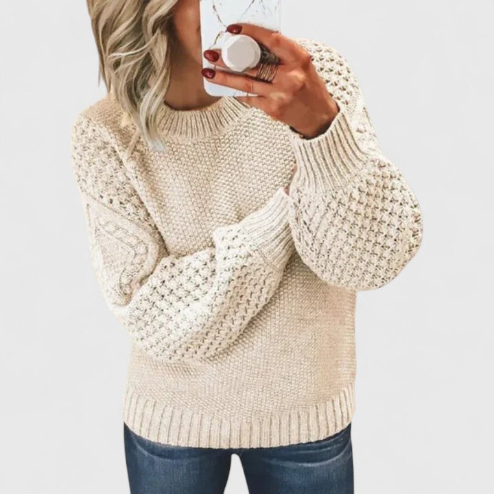Dianne | Casual Crew Neck Winter Knit Sweater
