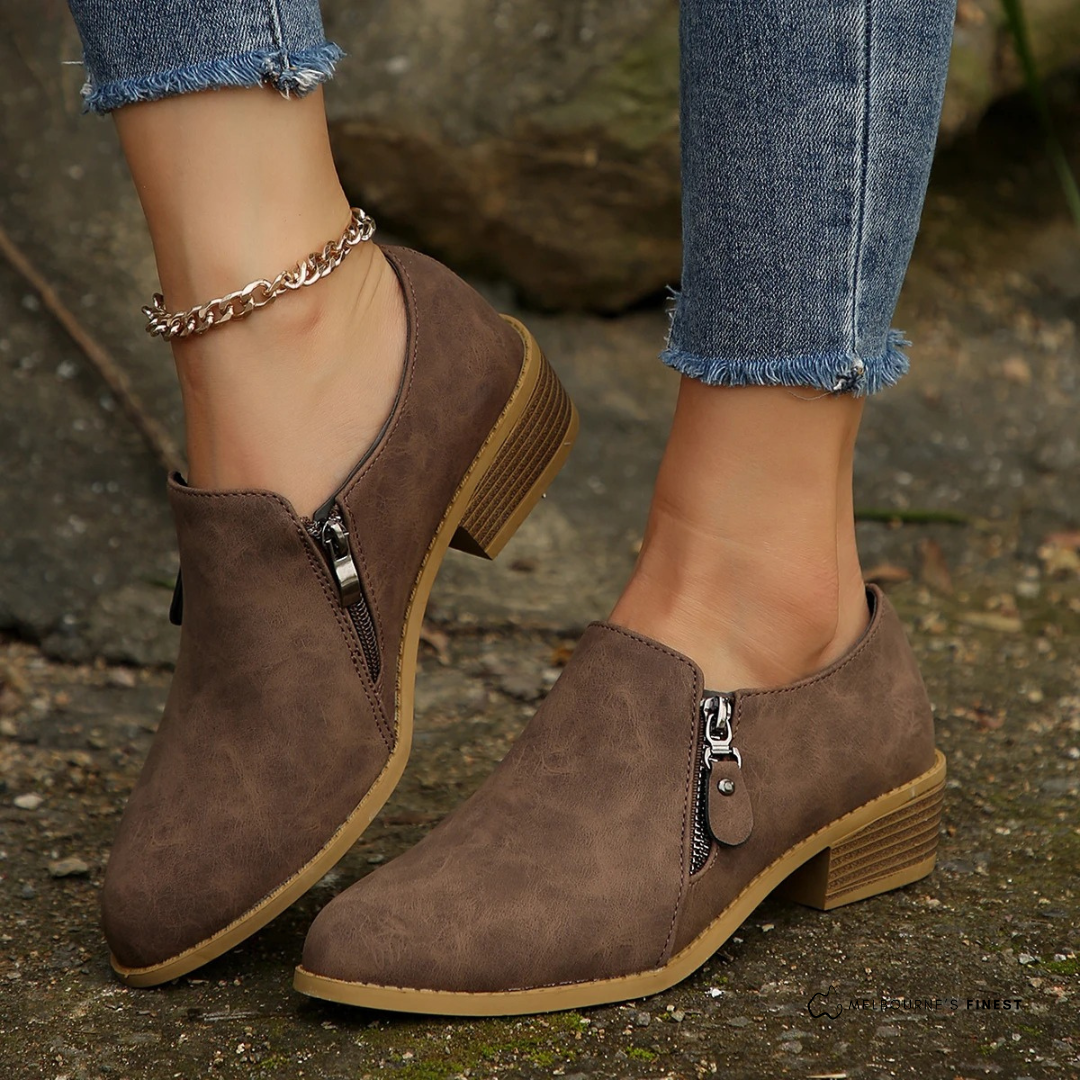 Orthopaedic Zip-Up Ankle Boots