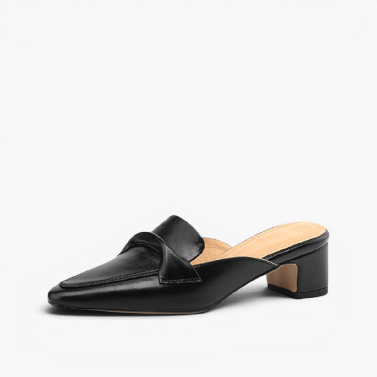 Women's Pointed Leather Mules