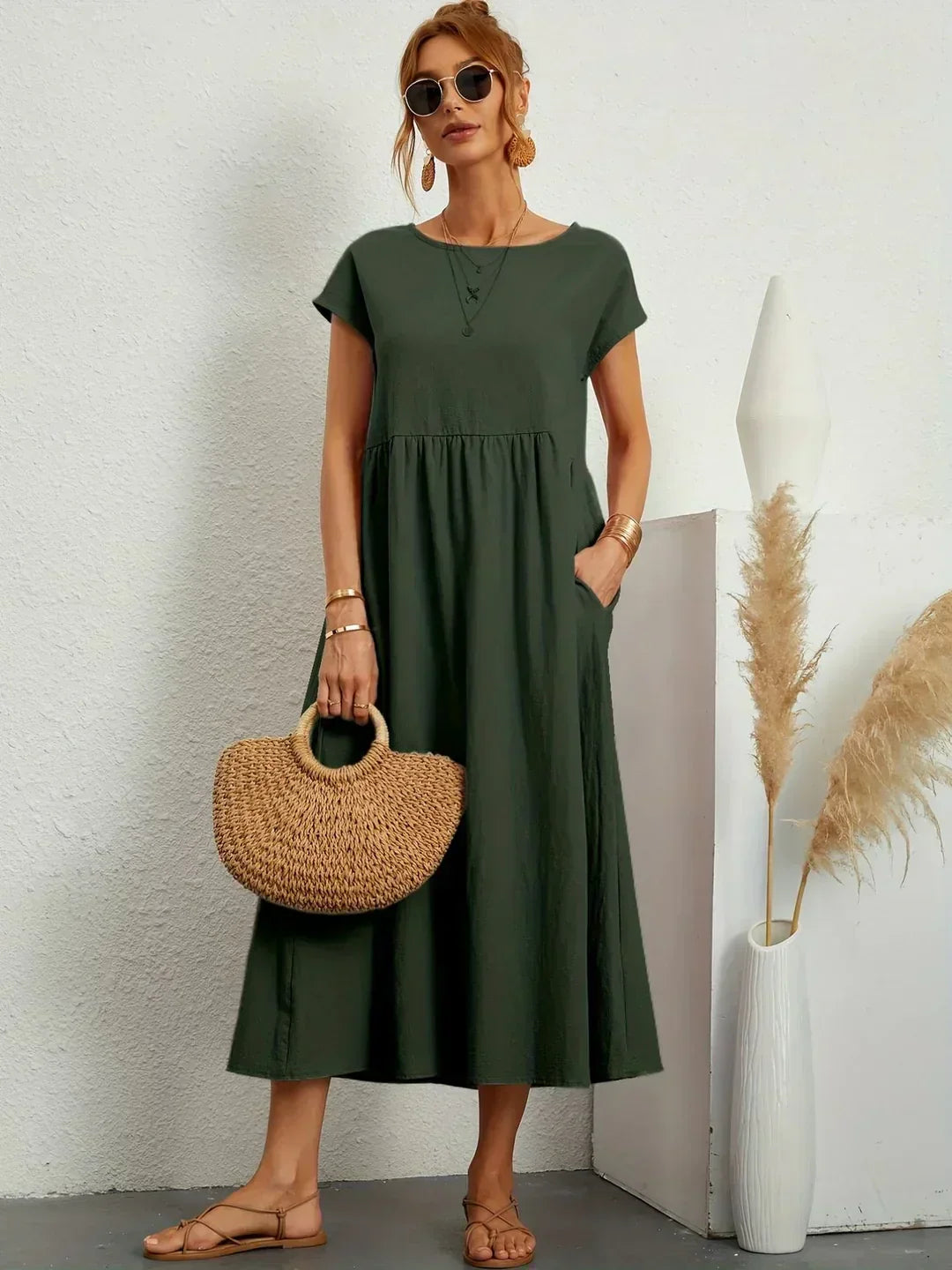 Isabel™ | Elegant Midi Dress