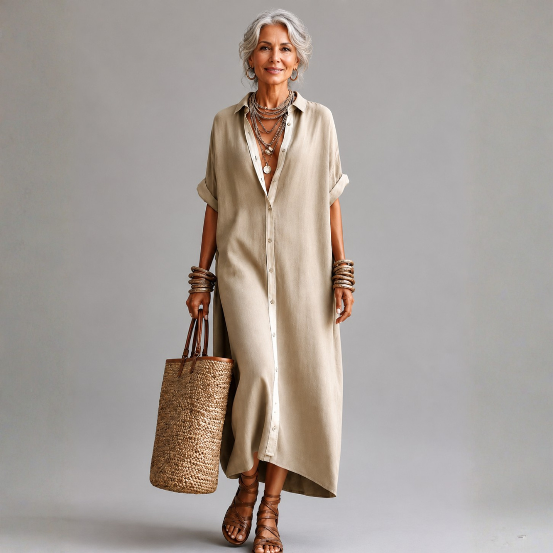 Romilly™ | Effortless Shirt Dress