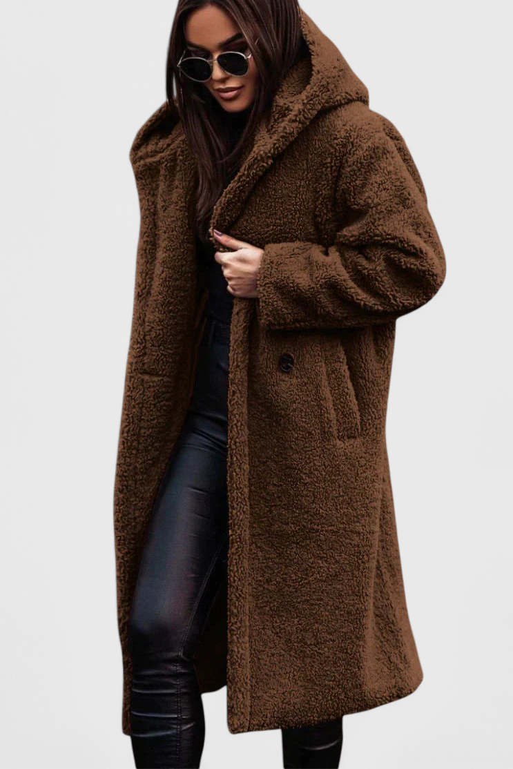 Arvella™ | Relaxed Longline Hooded Coat