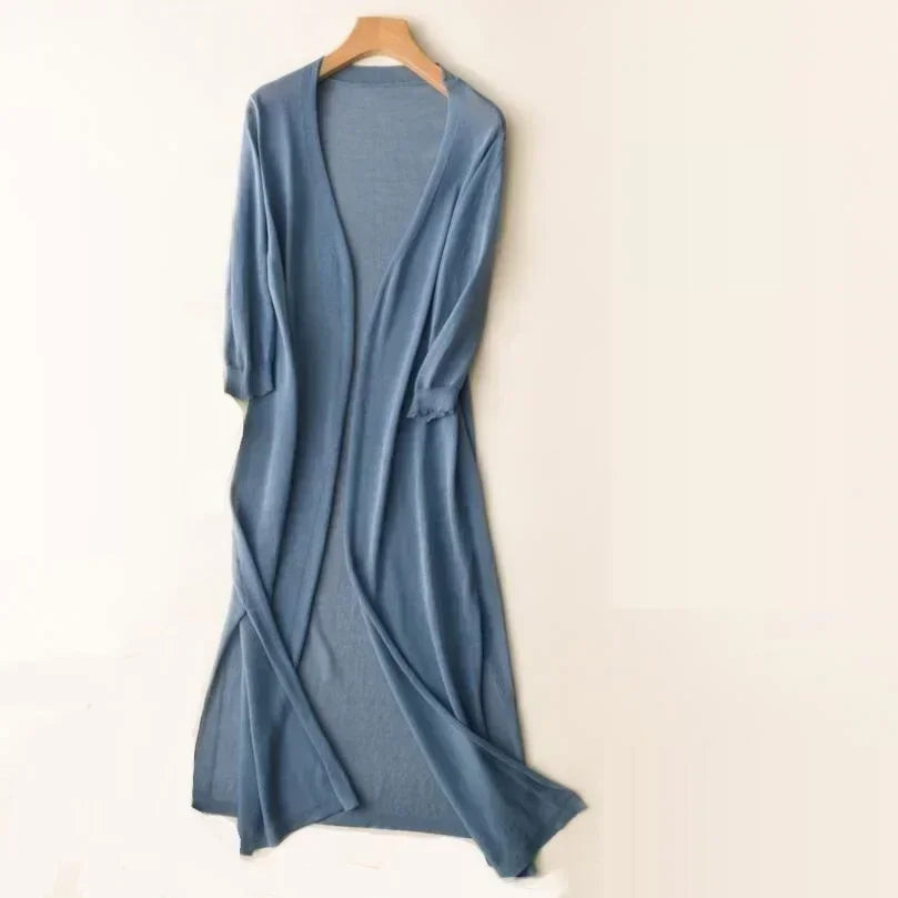 Carlene™ | Long Open-Front Cardigan
