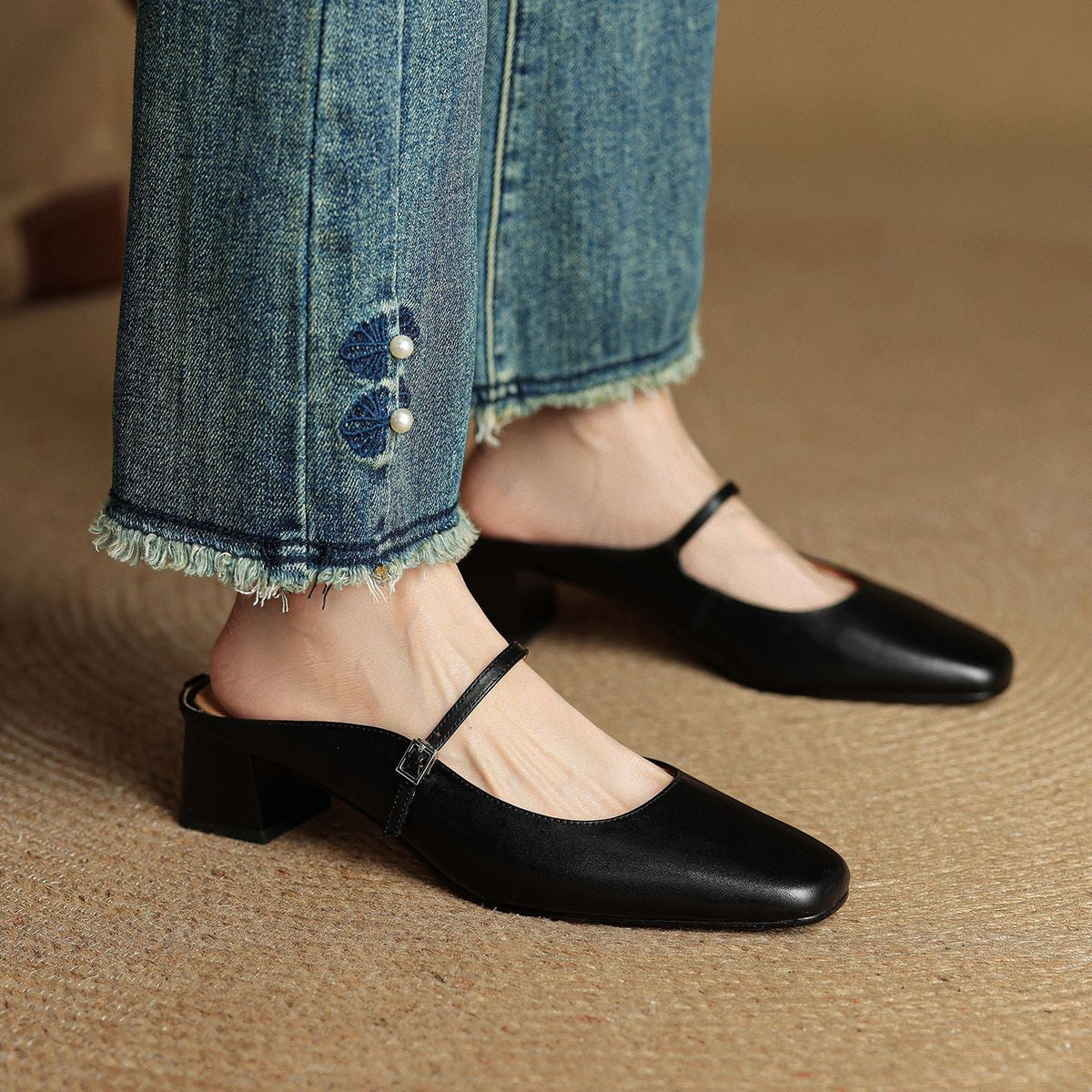 Women's Leather Mules