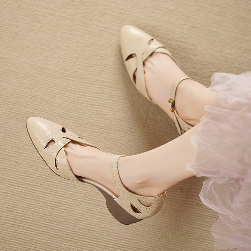 Women's Lambskin Leather Heels