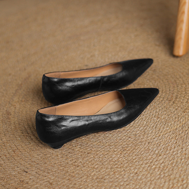 Women's Lambskin Leather Flats